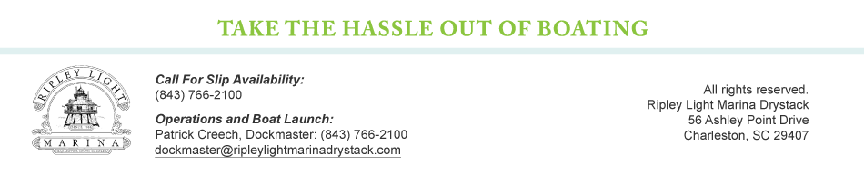 Ripley Light Marina Drystack - Take the hassle out of boating.